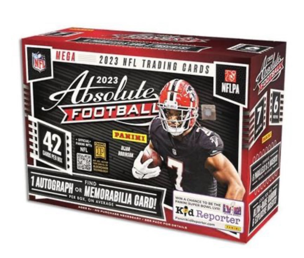 2023 Panini NFL Absolute Football Trading Card Mega Box