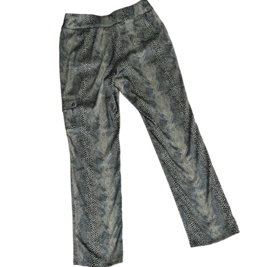 Jamie Sadock 32308 snake print python side zip golf pants size 10