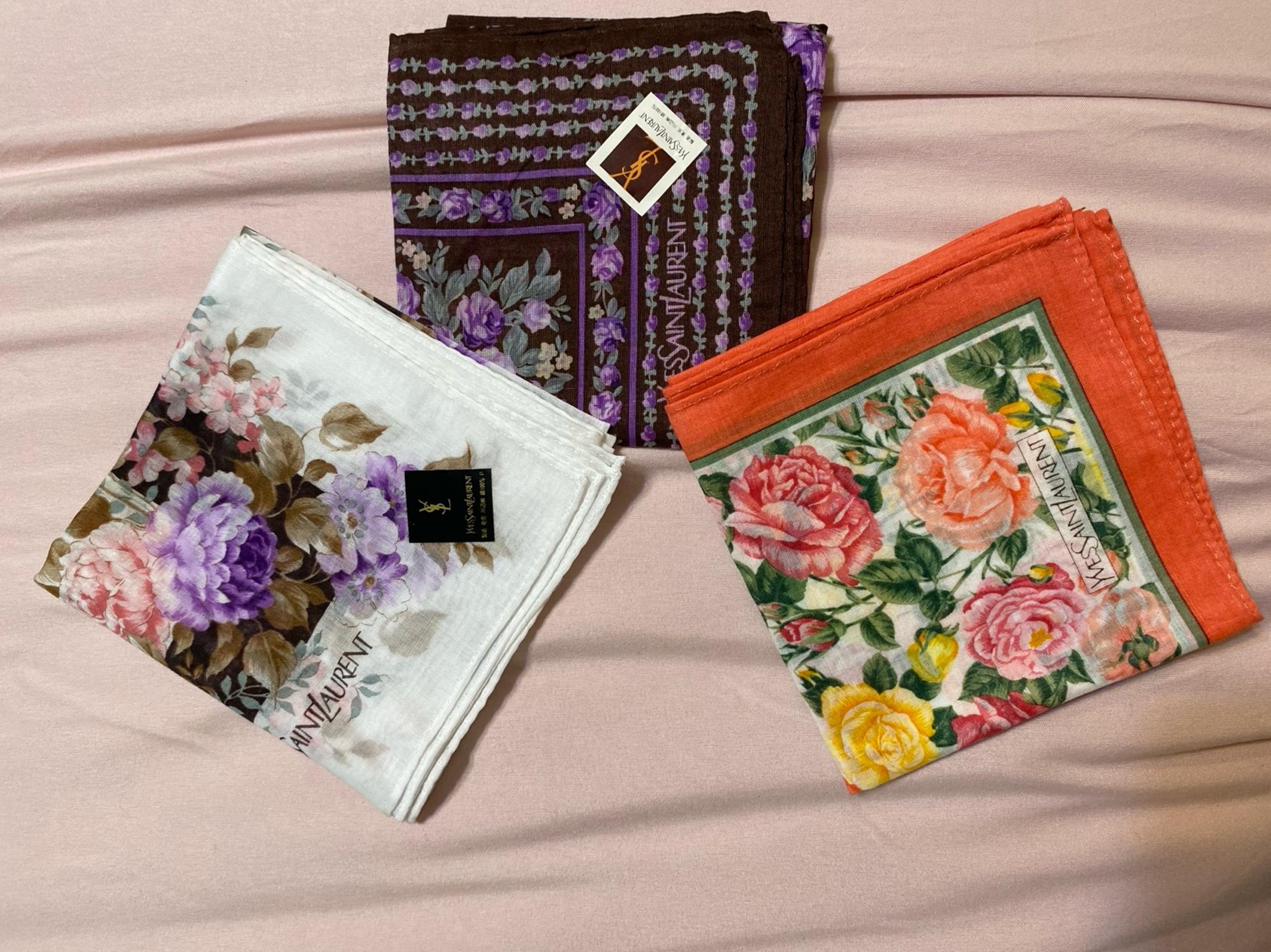 Set of YSL scarves