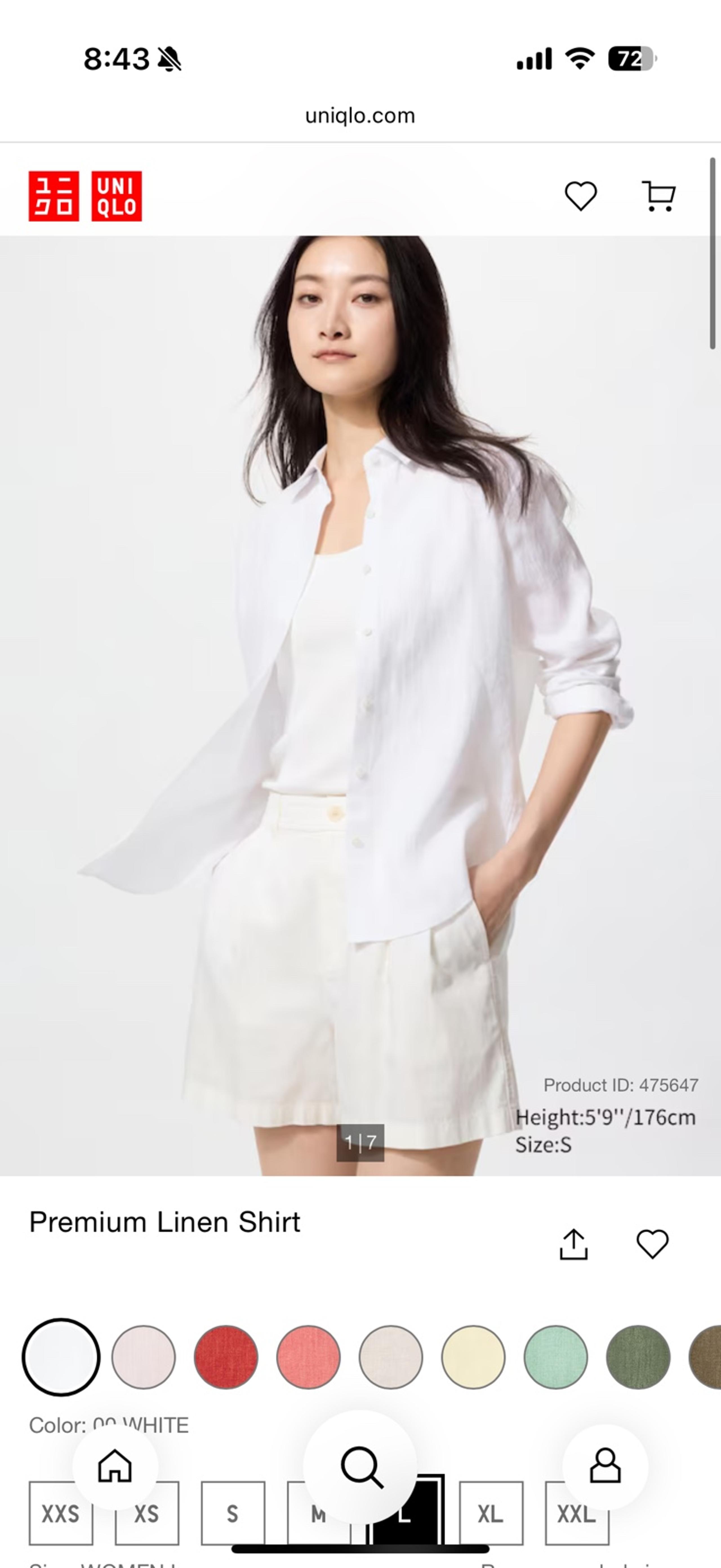 Uniqlo linen shirt
