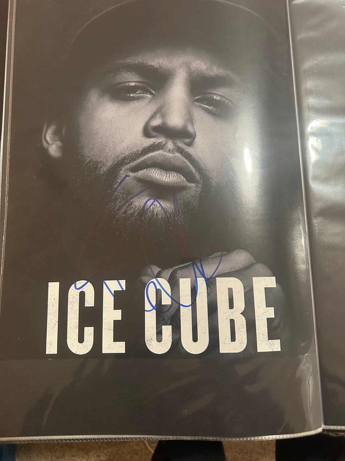 Ice cube signed 11x14 nwa
