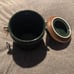 Vintage green Starbucks coffee container