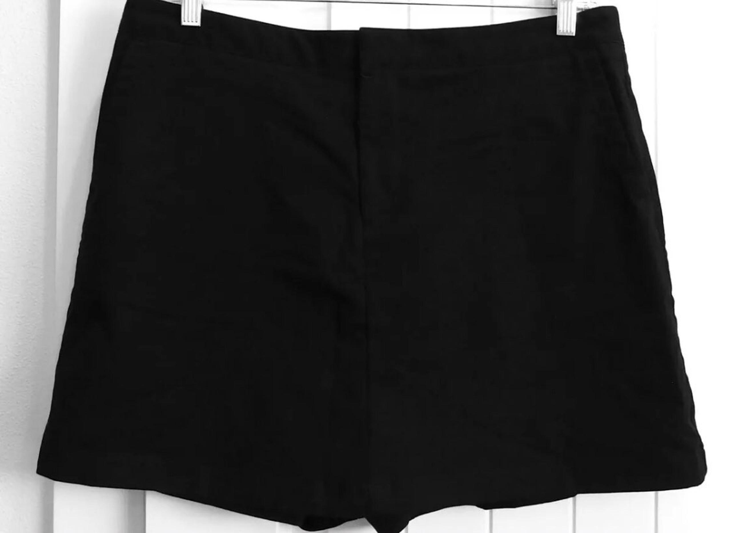 DOCKERS Black stretch cotton SKORT 10 Wo