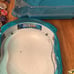Beyblades with 3 stadiums and a carrying case