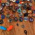 Beyblades with 3 stadiums and a carrying case