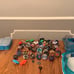 Beyblades with 3 stadiums and a carrying case