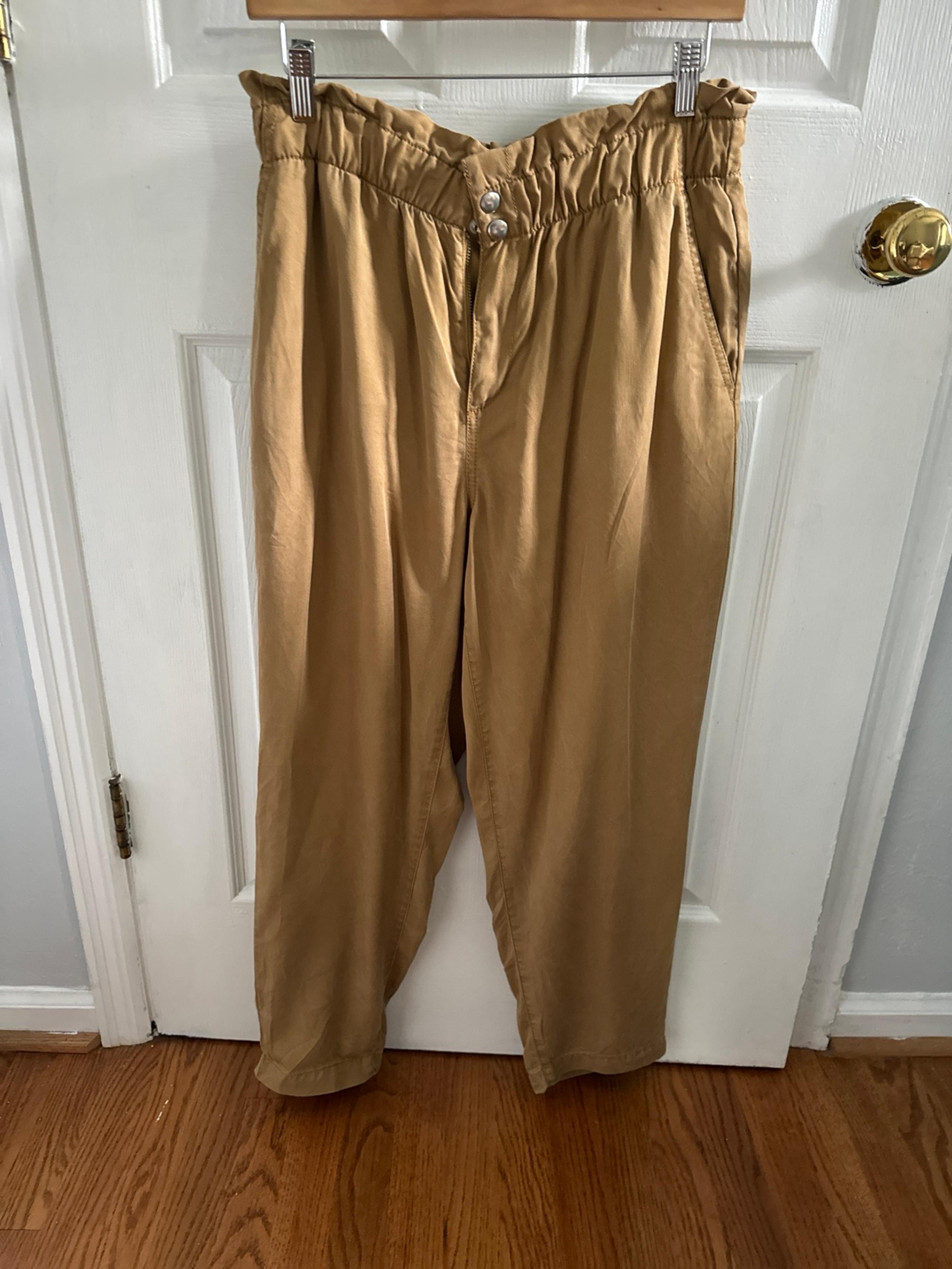 paper bag pants - LOFT