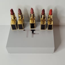 Tom Ford 5pc Deluxe Mini Lipstick set, color 16/100/01/80/15