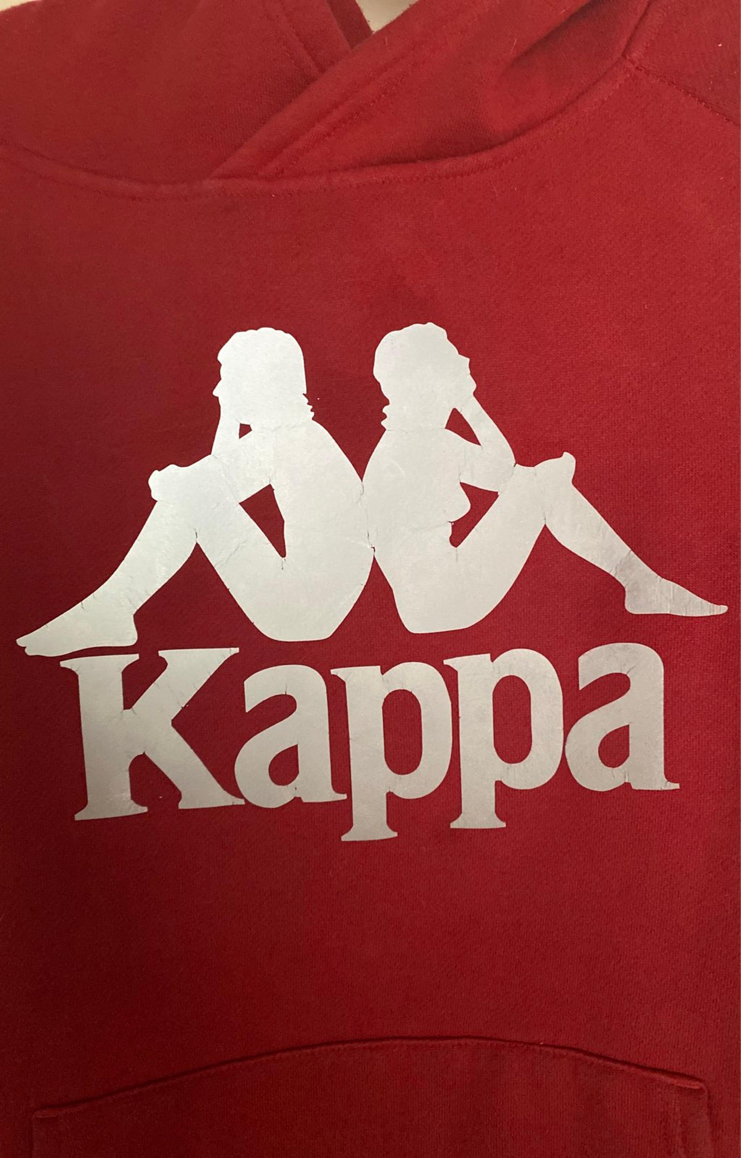 Kappa red hoodies for men