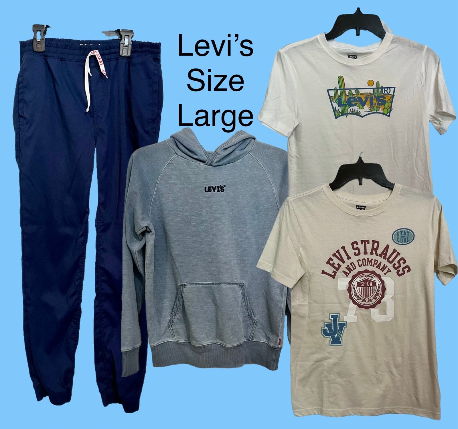 Levi’s Back to School Bundle Preteen Teen Boy Size Large 12-13 Years NWT