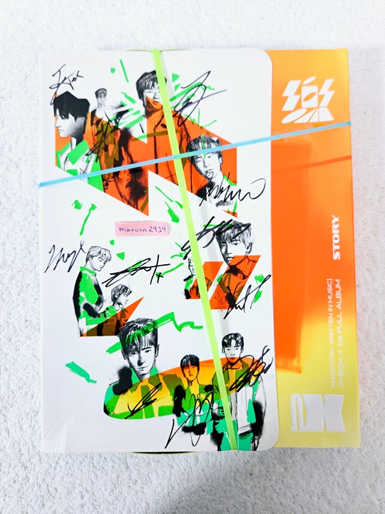 OMEGA X Story Written In Music Signed Promo Album Autographed faded