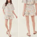 Apiece Apart Floral Print Denys Runner Shorts