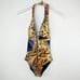 Verano High Menorca Maillot Latin One-Piece Cut-Out Halter Bathing Suit Large