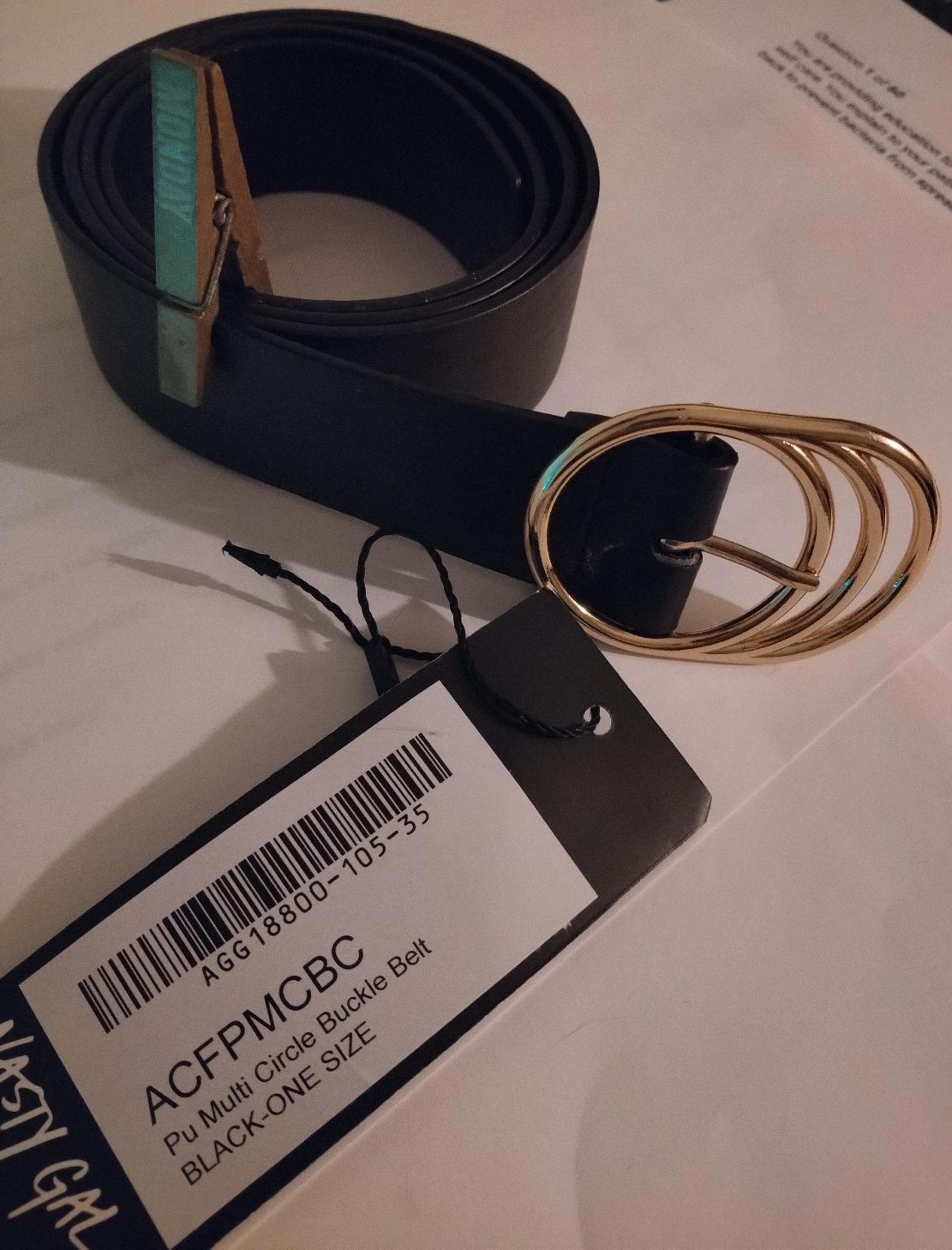 Multi Circle Buckle Belt NWT