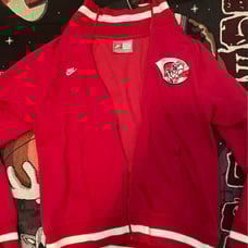 Vintage nike cincinnati reds track jacket