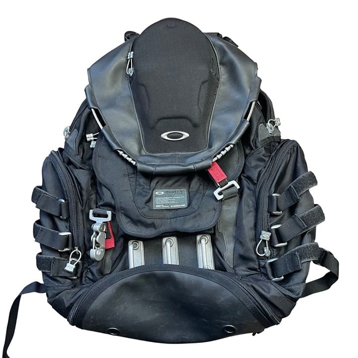 Oakley Kitchen Sink Backpack 34L Tactical Bag 17 Laptop Field Gear Black Red