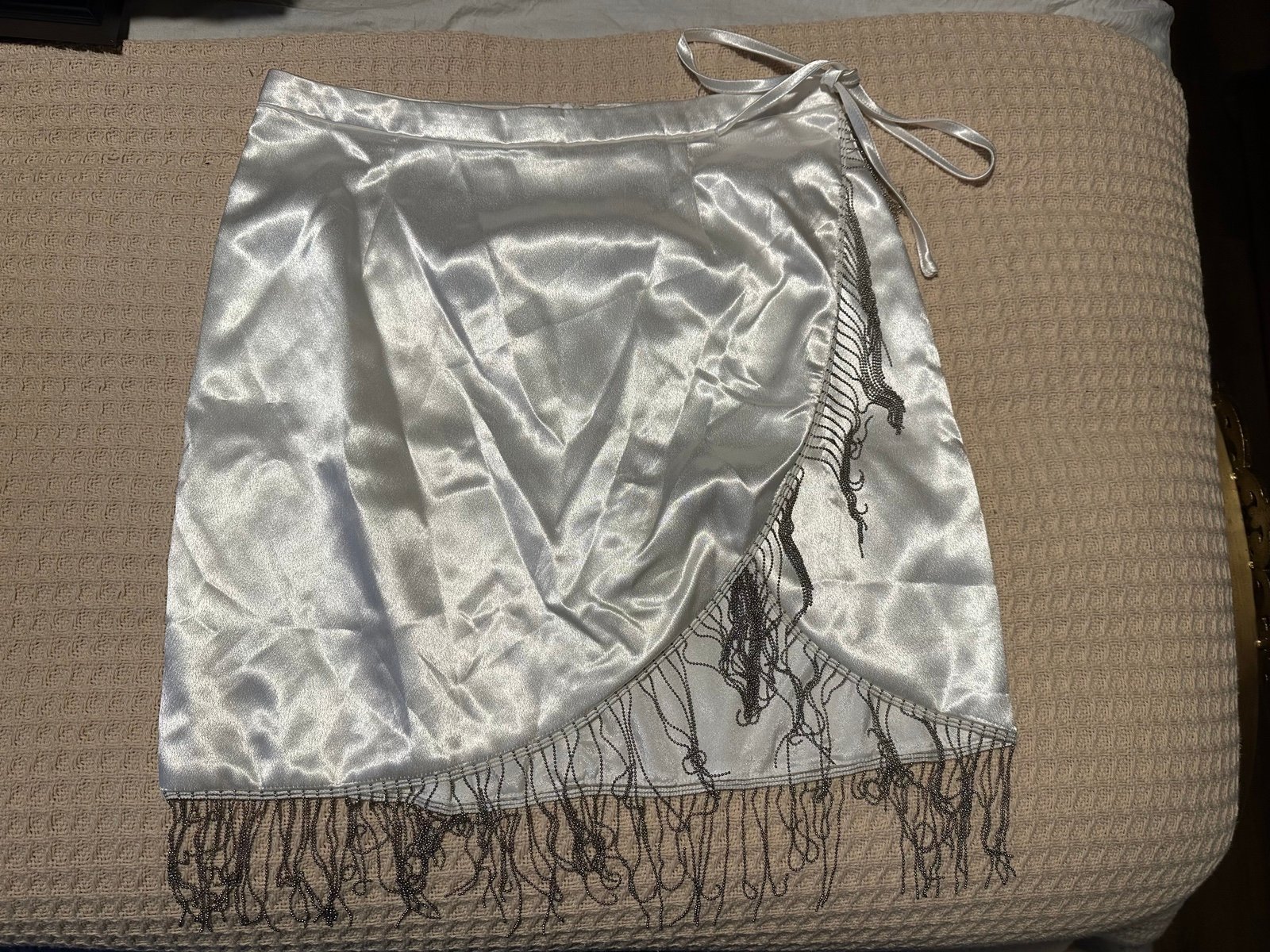 Revolve white mini skirt