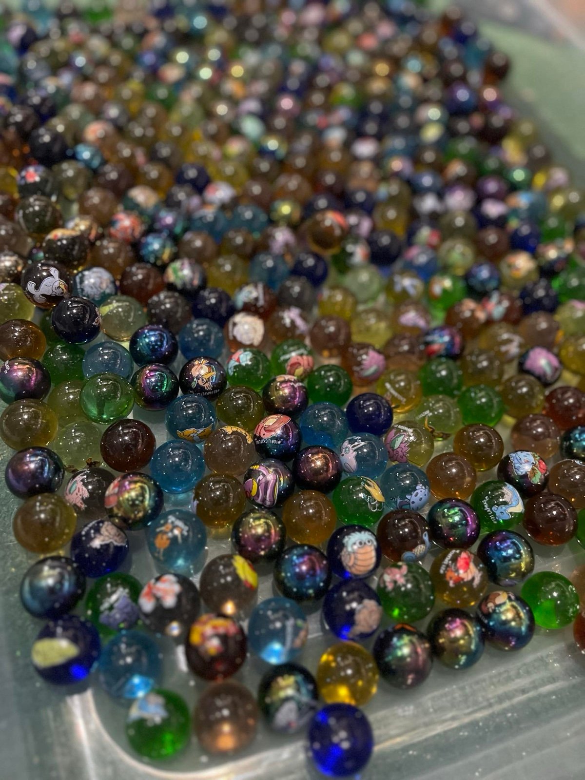 Vintage Pokemon Marbles
