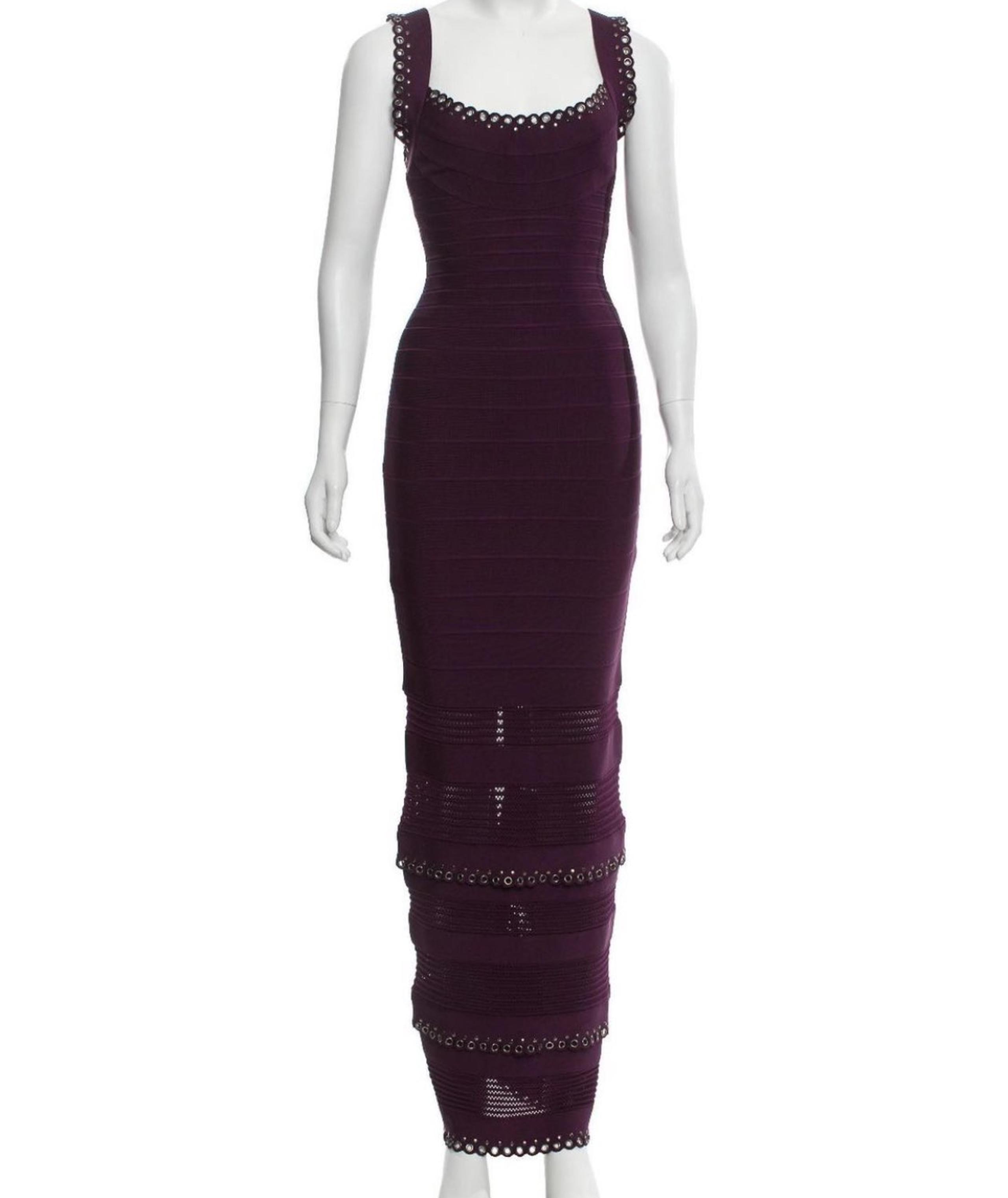 Herve leger long dress