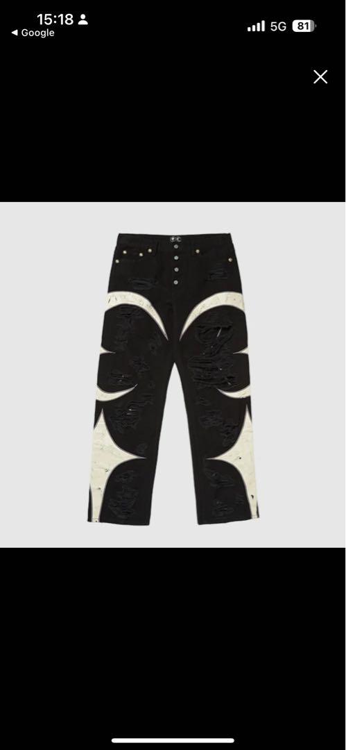 Thug Club - TC Leather Washing Denim Pants (War. Ver) (Blue