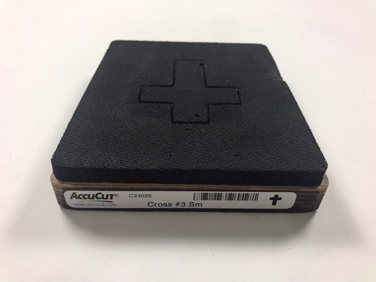 AccuCut Cross Wooden Die Cut C2402S