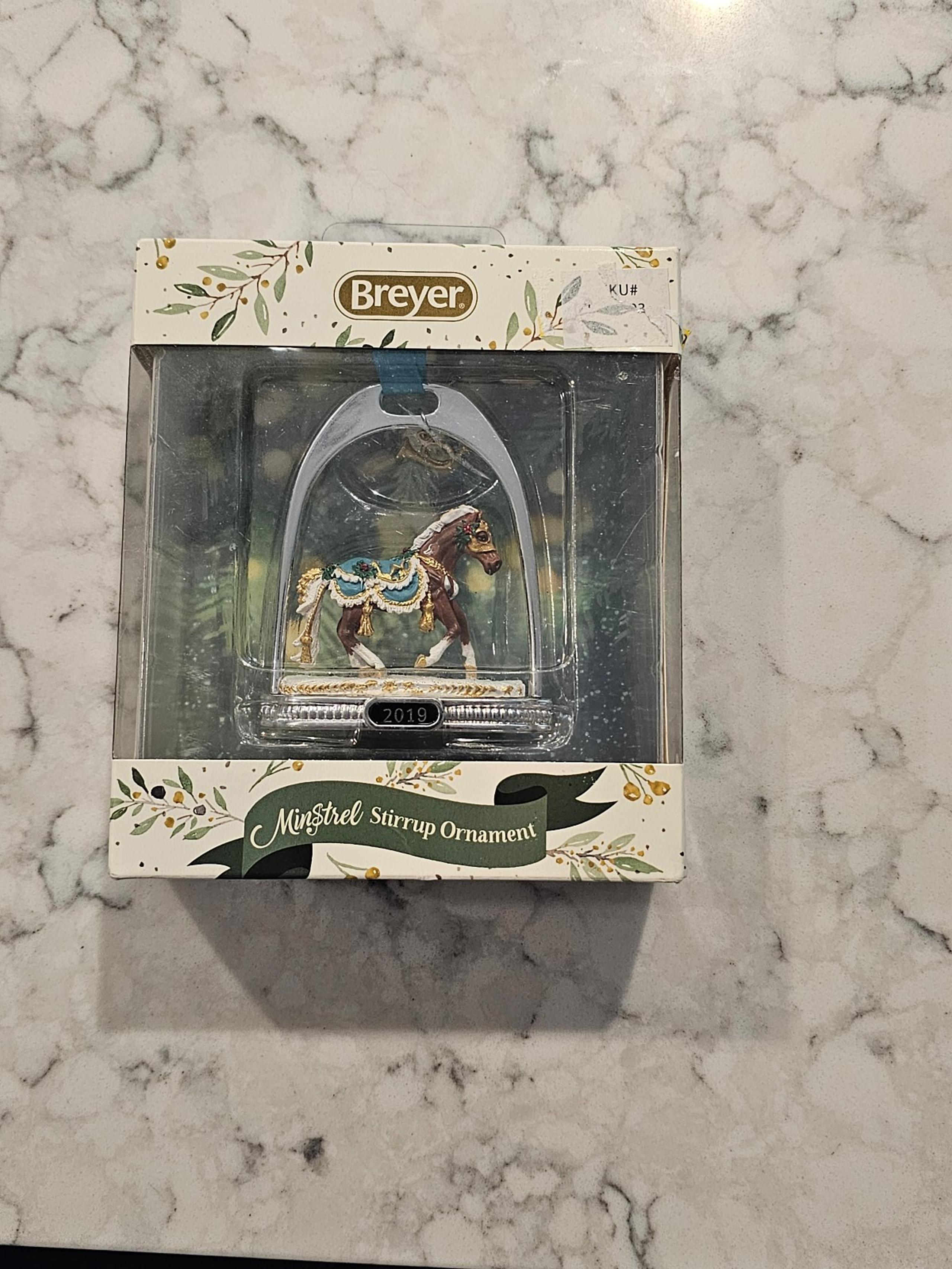 Breyer Minstrel Stirrup Ornament 2019