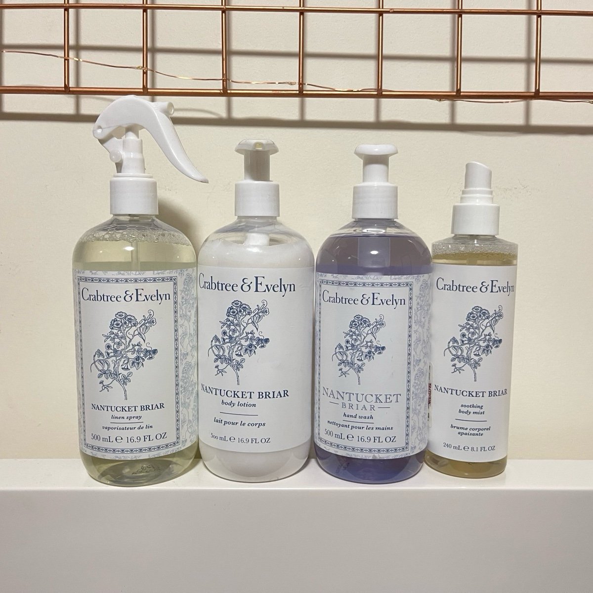 Crabtree & Evelyn Nantucket Briar Collection - Set of 4