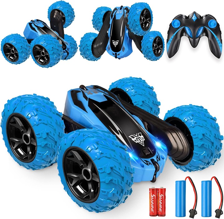 360° Rolling Rotating Rotation car, LED Headlights