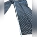 St. John Pants Pintucked Ankle Trouser Jacquard Diamond Print High Rise Size 12