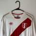 Umbro Peru National Team White 2018 Home Stadium Jersey - Sz: L