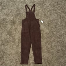 Women’s Aerie Corduroy Bib Overalls Brown Size XXS