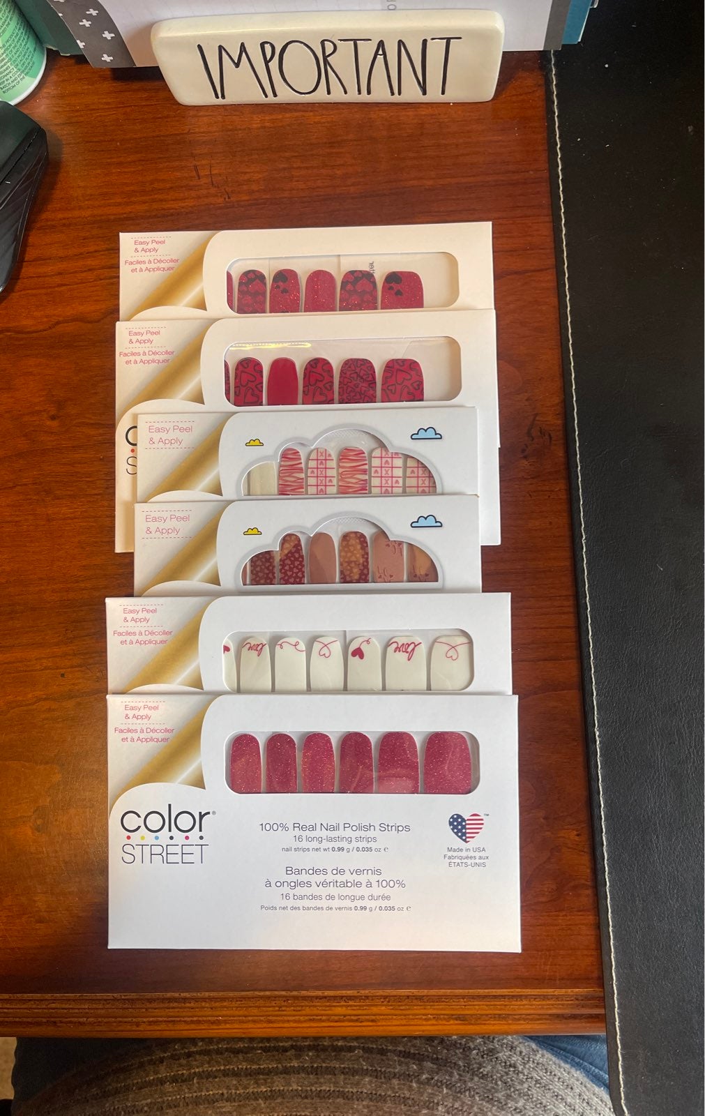 Color Street Red Valentine Bundle