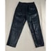 Michael Hoban North Beach Straight Leather Pants Size 30 Black Dark Pant Vintage
