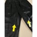 Michael Hoban North Beach Straight Leather Pants Size 30 Black Dark Pant Vintage