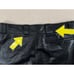 Michael Hoban North Beach Straight Leather Pants Size 30 Black Dark Pant Vintage