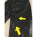 Michael Hoban North Beach Straight Leather Pants Size 30 Black Dark Pant Vintage