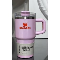 LIMITED EDITION Stanley Quencher H2.0 FlowState Tumbler 20oz, ROSE PETAL SHIMMER