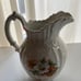 Vintage Floral Ceramic Pitcher