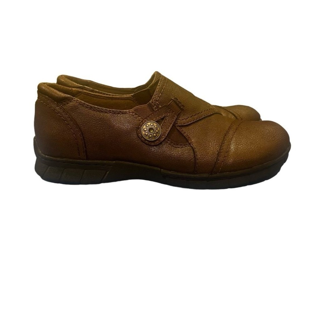 Earth Origins Norah Leather Clogs Size 8.5 EUC
