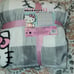 Hello kitty queen plush throw