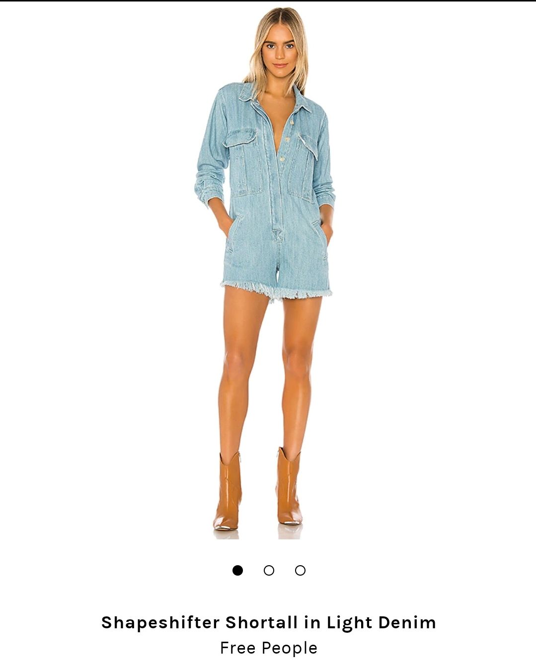 Free People Shapeshifter Denim Shortall