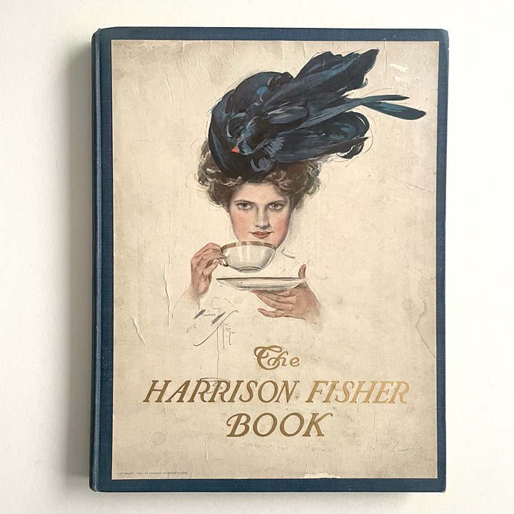 The Harrison Fisher Book - intro by James B. Carrington - Antique Hardcover Book