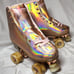 GOUPSKY Womens Roller Skates Retro High Top Quad Skate Shoes Size 9