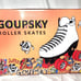 GOUPSKY Womens Roller Skates Retro High Top Quad Skate Shoes Size 9
