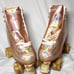 GOUPSKY Womens Roller Skates Retro High Top Quad Skate Shoes Size 9