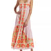 Farm rio pink orange papaya salad Dress cotton