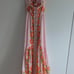 Farm rio pink orange papaya salad Dress cotton