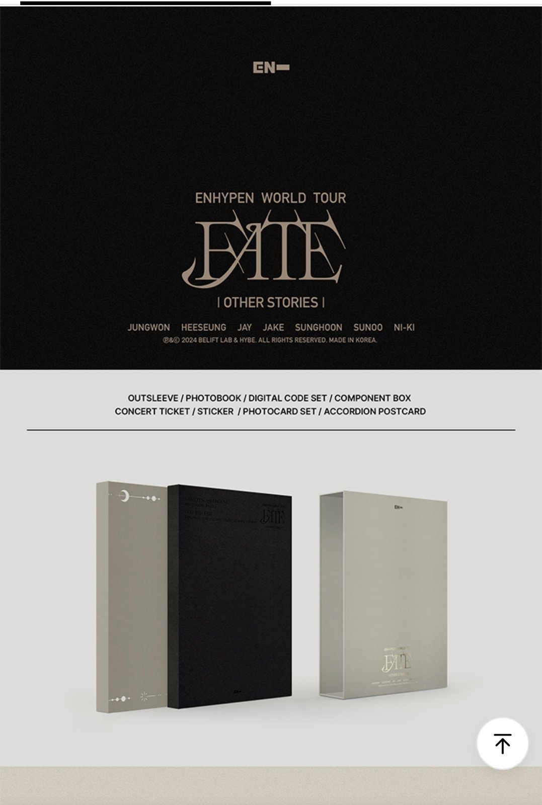 Enhypen Fate Other Stories SEALED