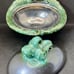 Exquisite Majolica Footed Jar. Vintage & Rare.