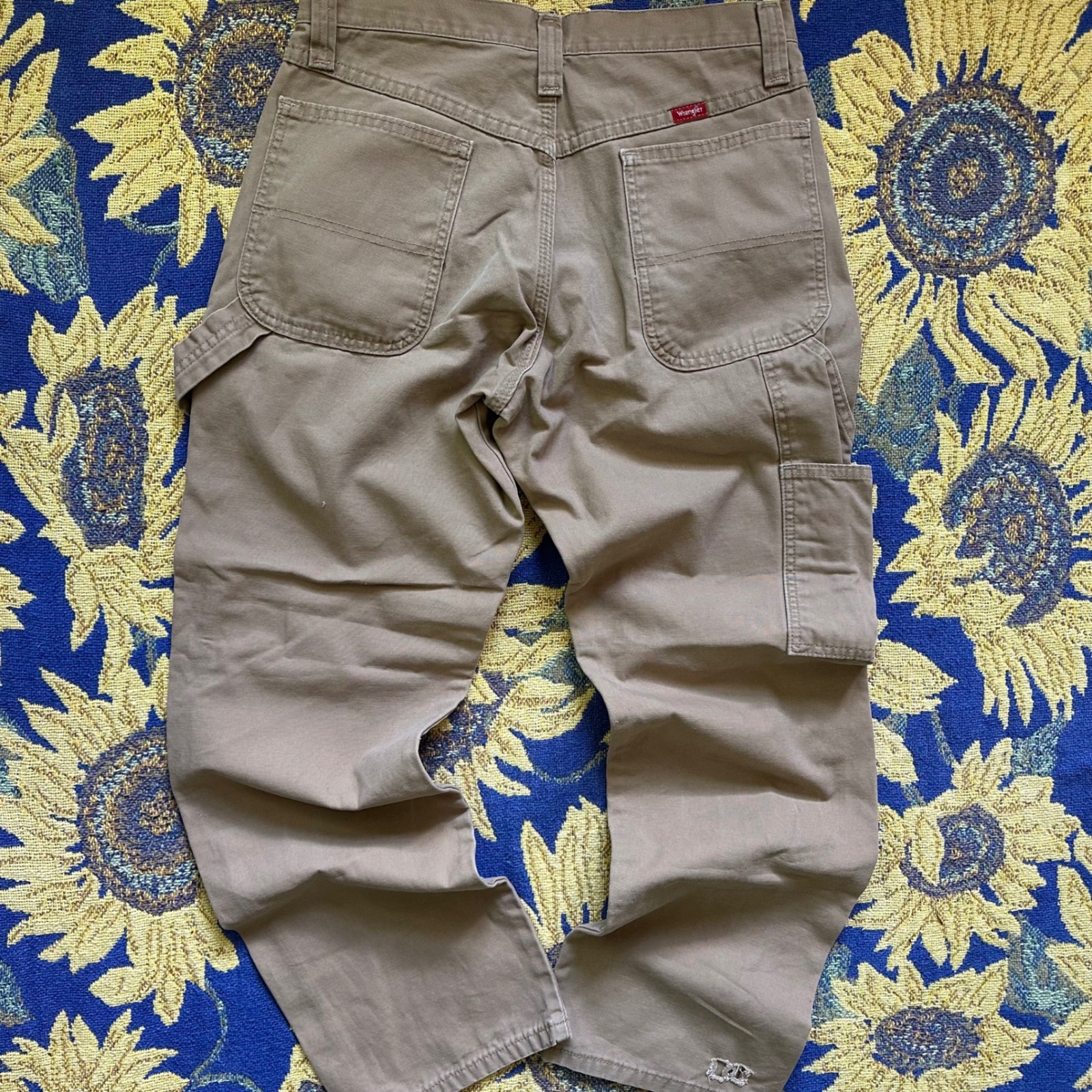 Vintage Wrangler Work Pants 30x30 Utility Carpenter Fit Made in Mexico